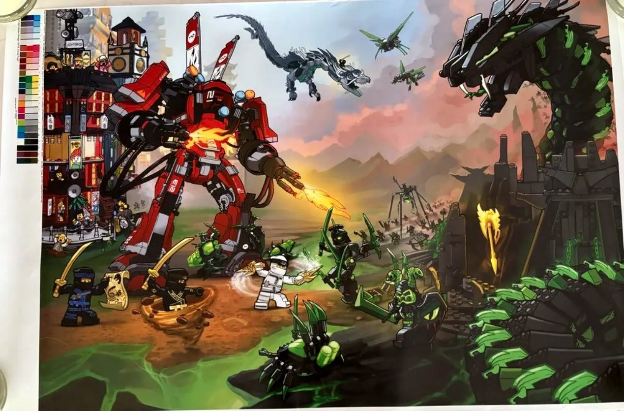 Ninjago Production Art, photograph 1